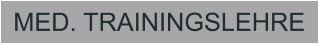 Zertifikatskurs Medizinische Trainingslehre