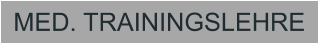 Zertifikatskurs Medizinische Trainingslehre