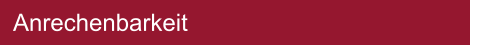 Anrechenbarkeit